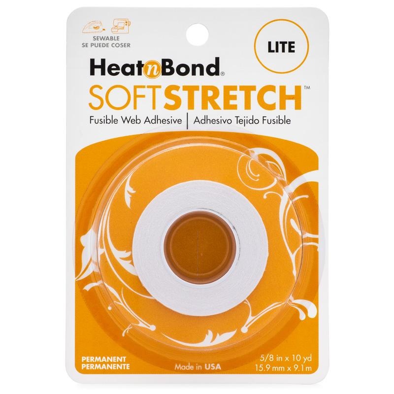 Heat And Bond Soft Stretch Lite Iron-On Adhesive Tape 15.9mm (5/8 In) X 9.1 Mtrs (10 Yds)