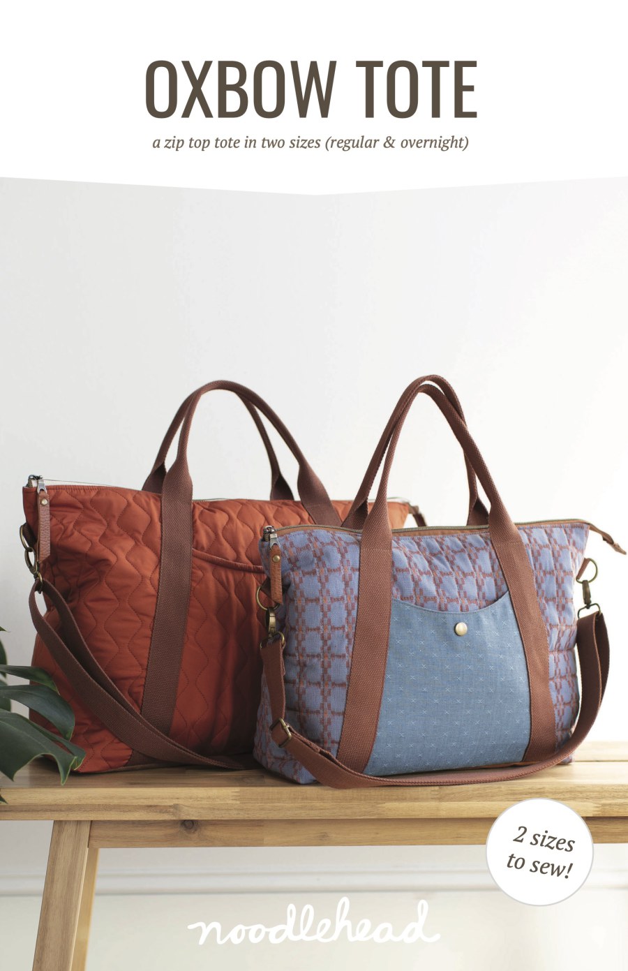 Oxbow Tote Pattern By Noodlehead