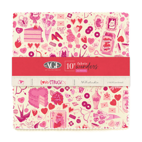 10in Fabric Wonders from Love Struck by AGF Studio in Cotton for AGF