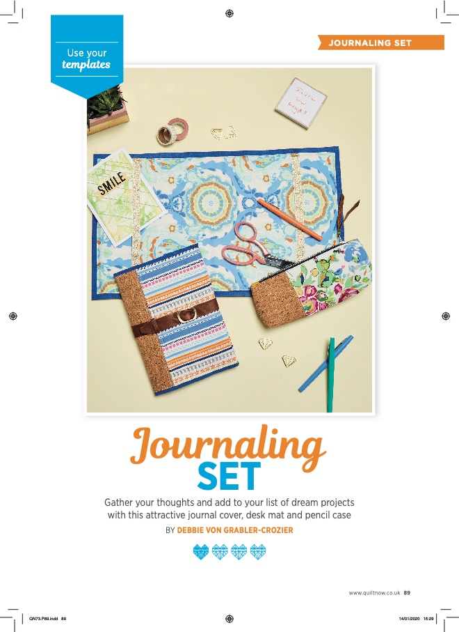 Quilt Now Issue 73 - Journaling Set 