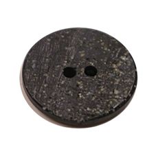 Acrylic Button 2 Hole Textured Speckle 18mm Black