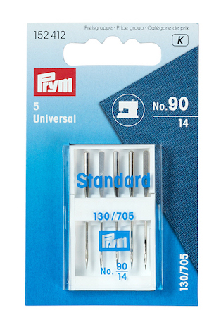 Prym Sewing Machine Needles 130/705 Universal 90/14 5 Pieces (Due May)