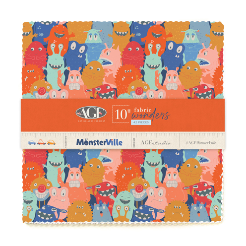 10in Fabric Wonders from MonsterVille by AGF Studio for AGF (Due May)