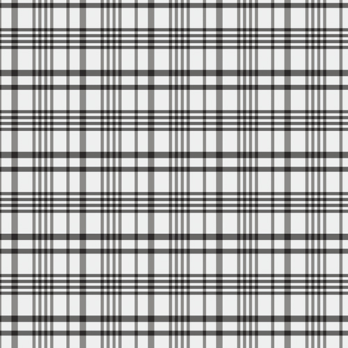 Happy Plaid Coal from Storyteller Plaids designed by Maureen Cracknell in Cotton for AGF
