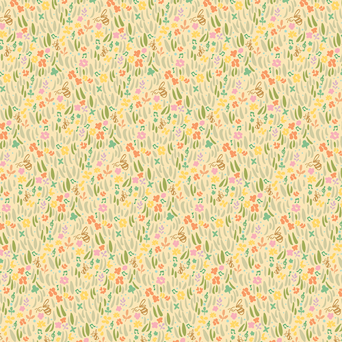 Gardenland Sun from LullaBee designed by Patty Basemi in Cotton for AGF