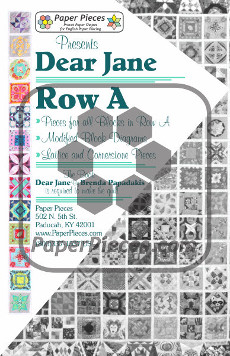 Dear Jane Quilt Paper Piece Pack Row A - Paper Piecing