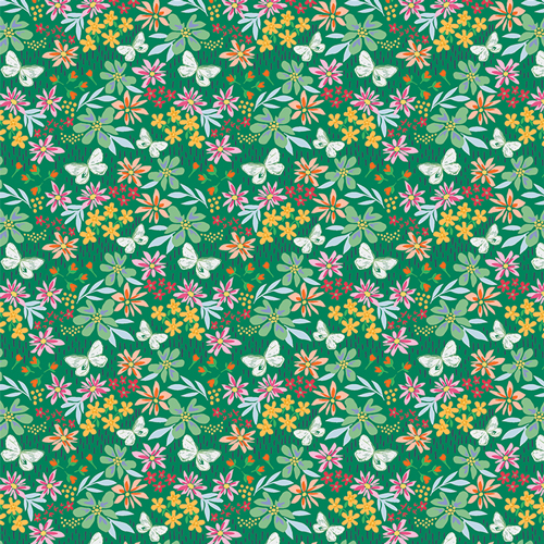 Flying Wild Field from Daisy designed by Maureen Cracknell in Cotton for AGF