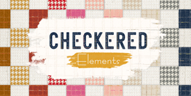 Sample Pack from Checkered Elements in Cotton