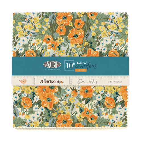10in Fabric Wonders from Heirloom by Sharon Holland for AGF (Due May)
