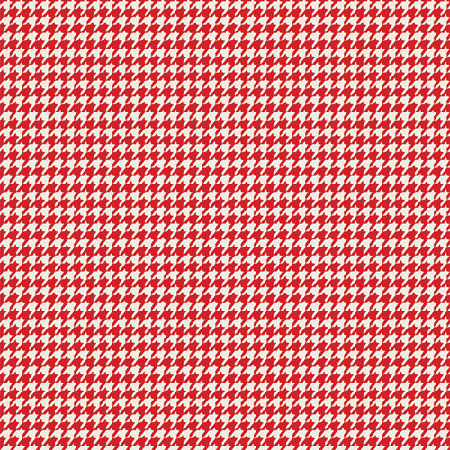 Houndstooth Rouge from Checkered Elements designed by AGF Studio in Cotton