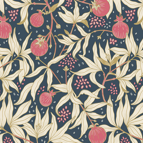 Dancing Pomegranates from Spring Equinox by Katie OShea for AGF