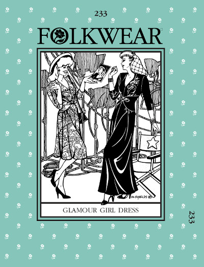 Glamour Girl Dress by Folkwear Patterns