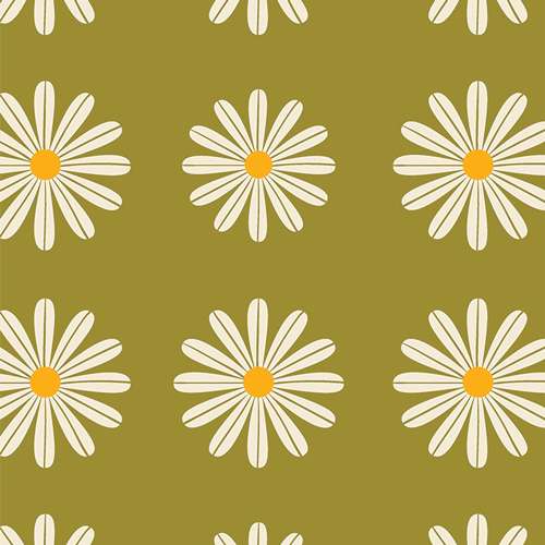 Choose Happy Olive from Flower Bloom designed by AGF Studio in Canvas (Due May)
