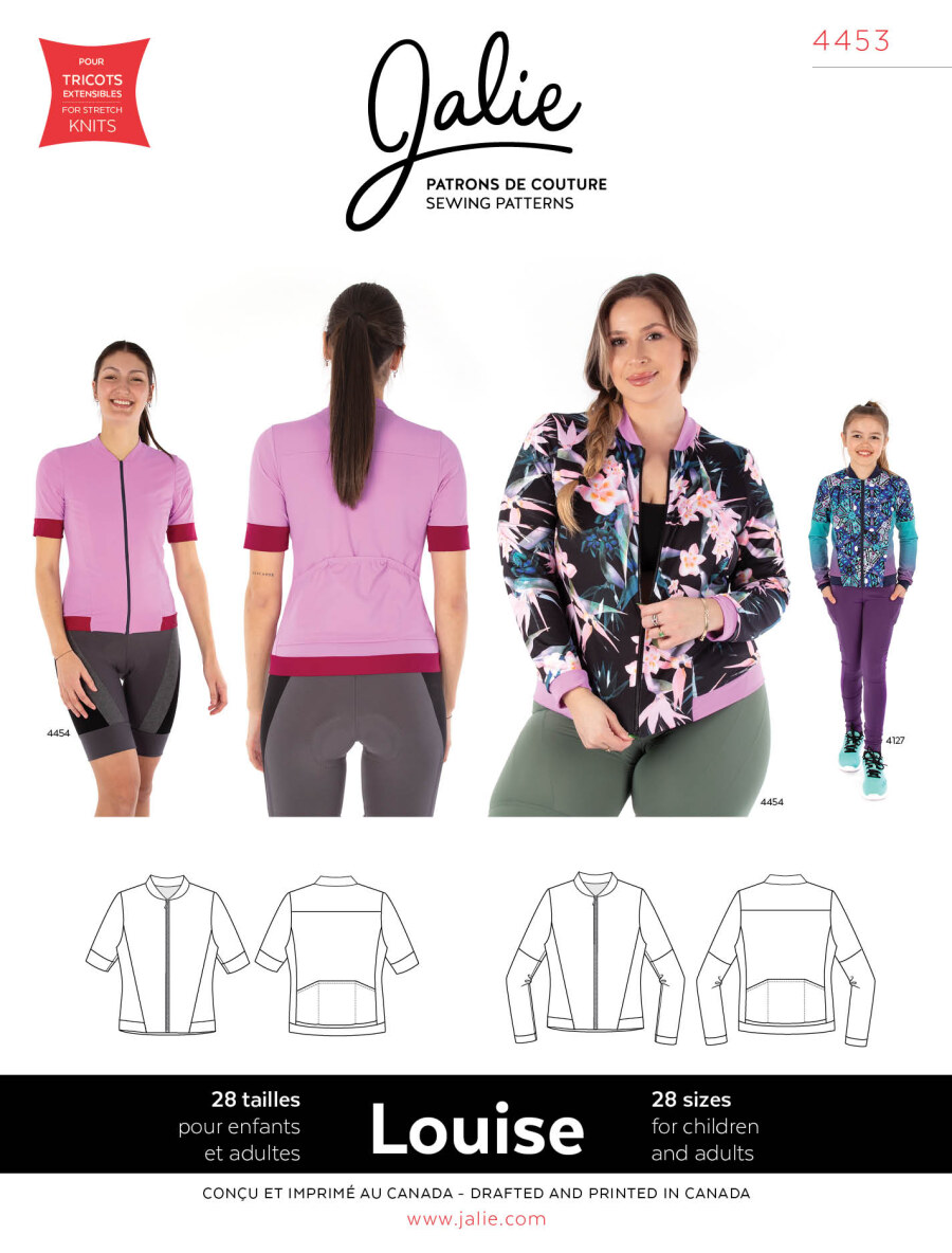 Louise Multi-Sport Jersey Pattern By Jalie (Due May)