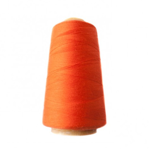 Hantex Overlocker Thread - Orange - 100% Polyester 3000 Yrds (2700+m)