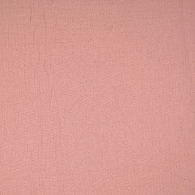 Dusky Pink Double Gauze from Sakata by Modelo Fabrics (Due May)