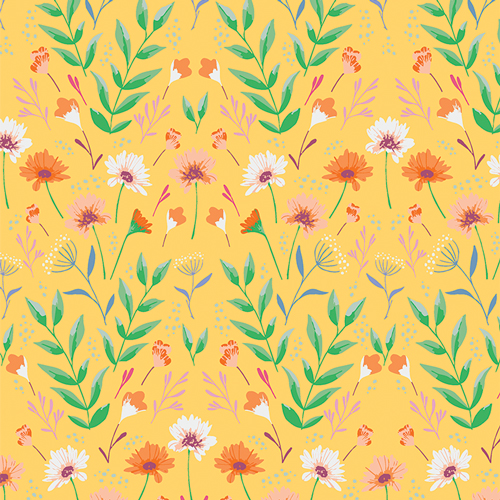 Reflective Meadow from Daisy designed by Maureen Cracknell in Cotton for AGF