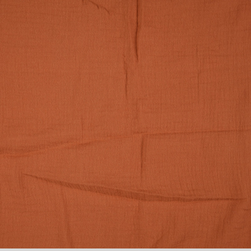 Rust Double Gauze from Sakata by Modelo Fabrics (Due May)