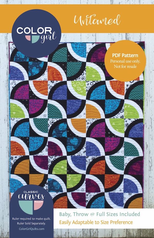 Untamed Quilt Pattern By Color Girl Quilts