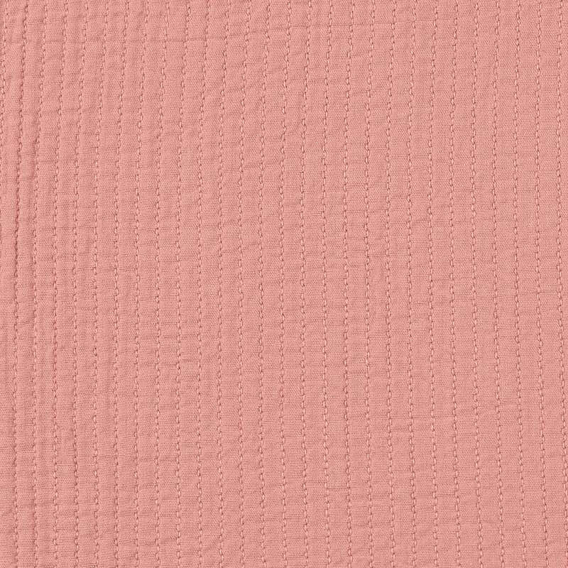 Rose Pink Stitch Detail Fabric From Kiso By Modelo Fabrics