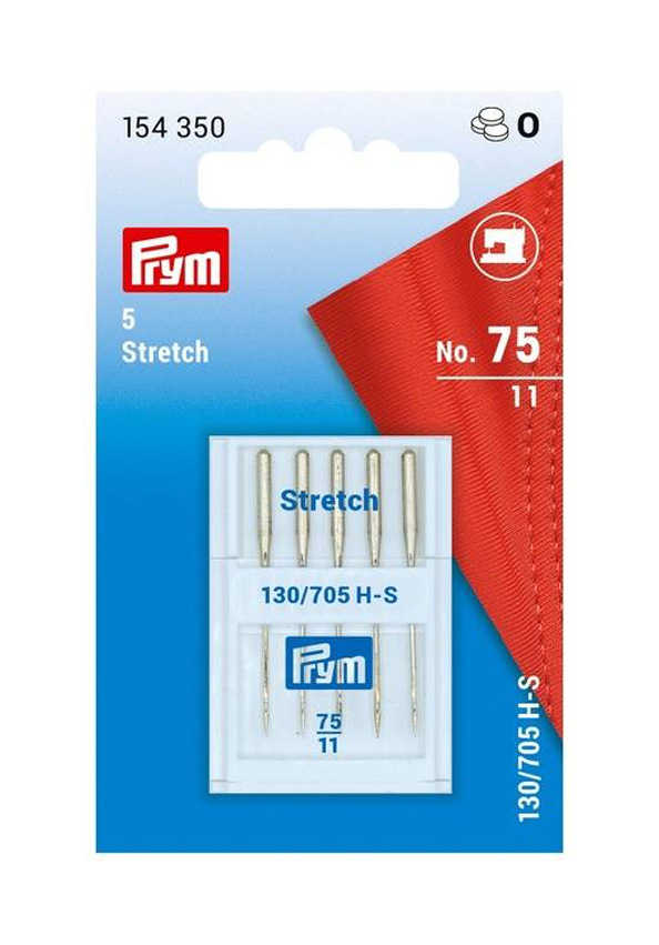 Prym Sewing Machine Needles Stretch 75/11 5 Needles