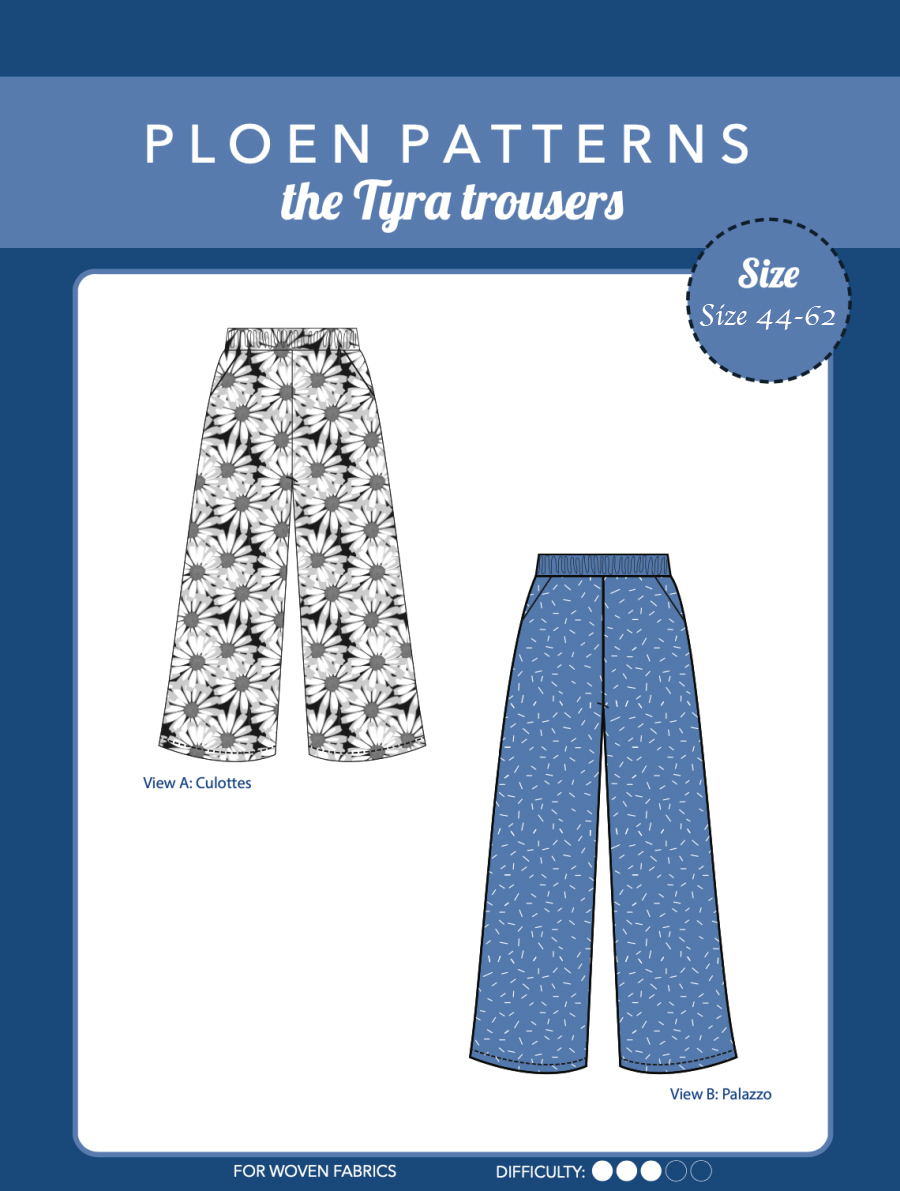 Tyra Trousers Pattern Size 44-62 by Ploen Patterns