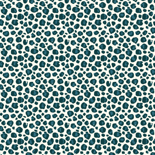 Simple Spots from Bohemian Paradise in Teal by Maria Galybina for Cloud9 Fabrics