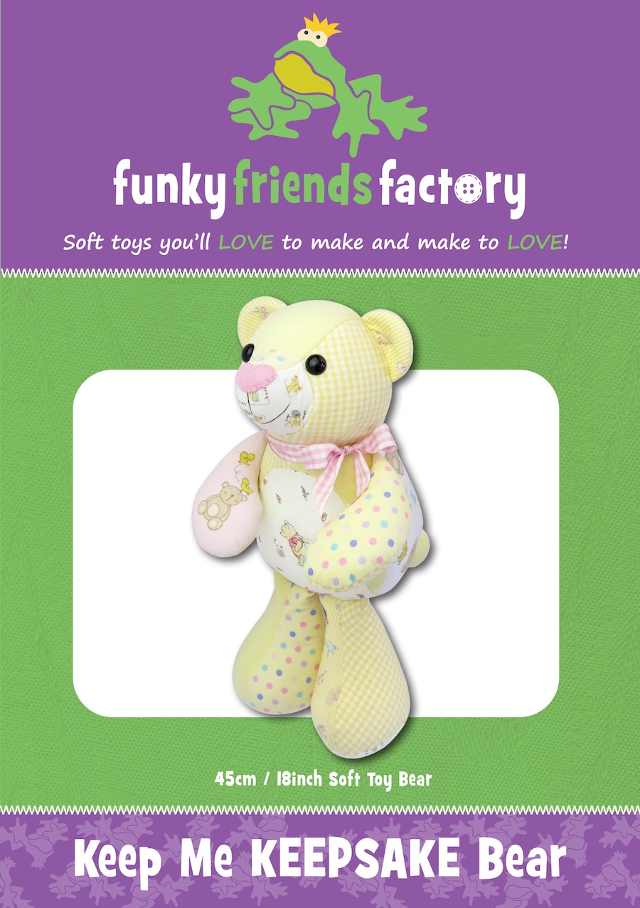 Keep Me Keepsake Bear Pattern By Funky Friends Factory