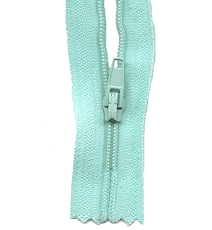 Make A Zipper Standard - 197in Long With 12 Zipper Pulls - Aqua Blue