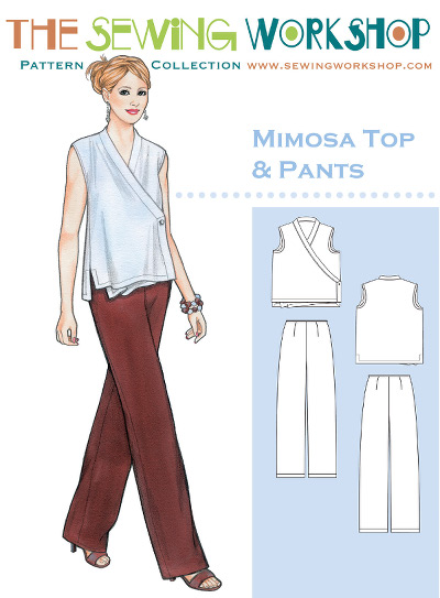 Mimosa Top & Pants Pattern By The Sewing Workshop