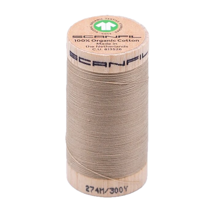 Safari 30/2 Weight Scanfil Organic Thread 274 Metres (300 Yards)