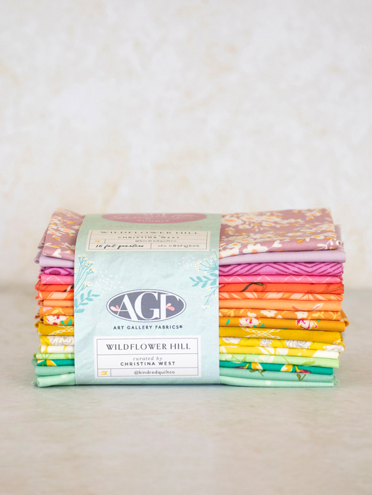 Wildflower Hill 16 Fat Qtr Pack Curated by Christina West for AGF