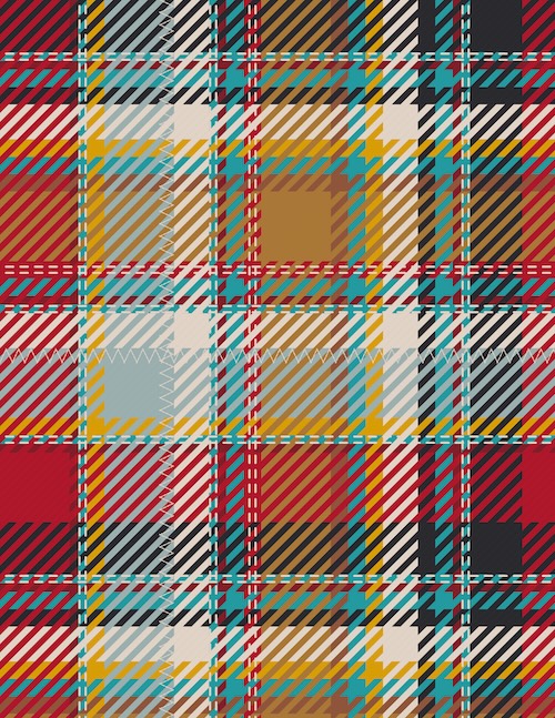 Royal Plaid Berry Pie In Flannel From Highlands Flannel By Agf Studio (Avail Jan)