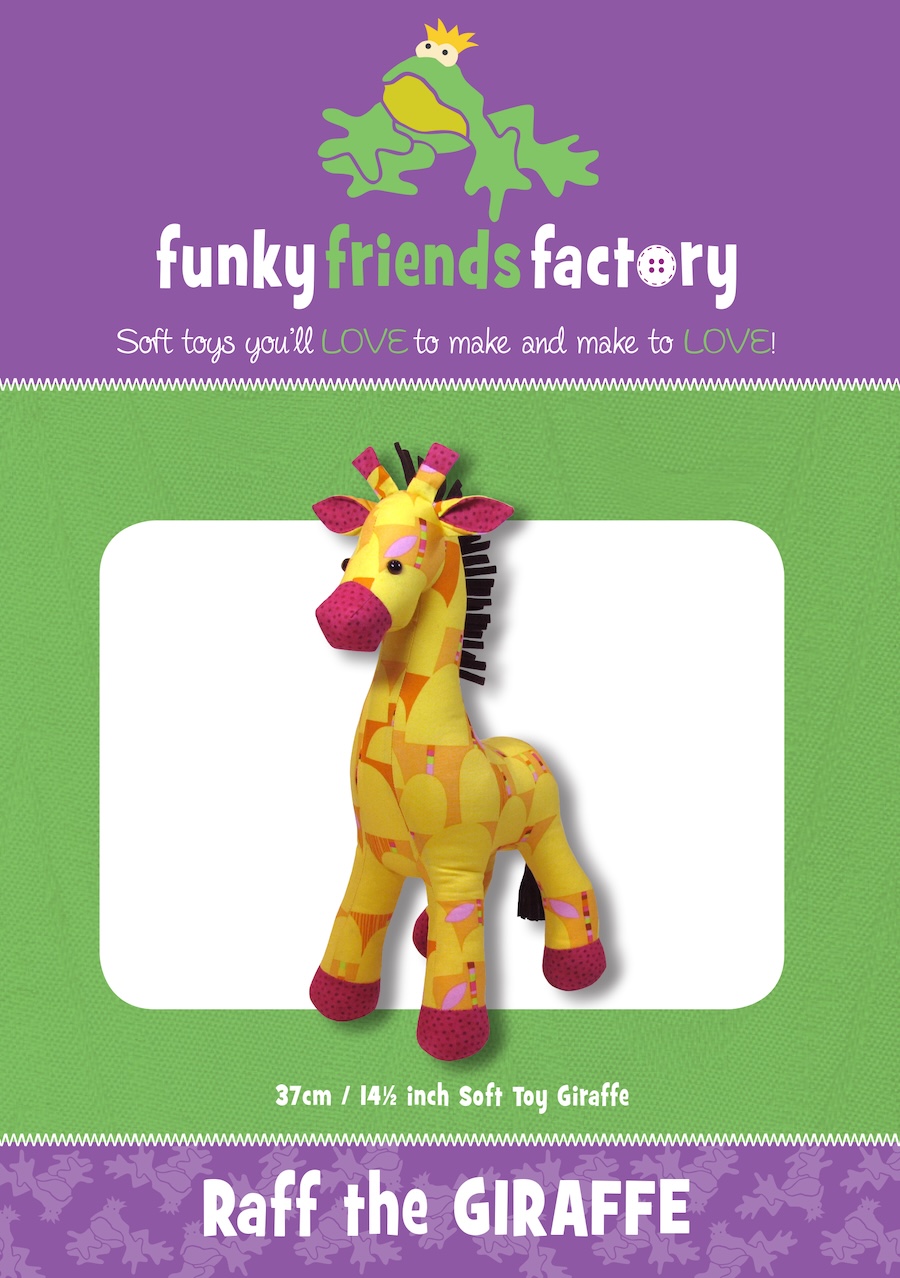 Raff The Giraffe Pattern By Funky Friends Factory