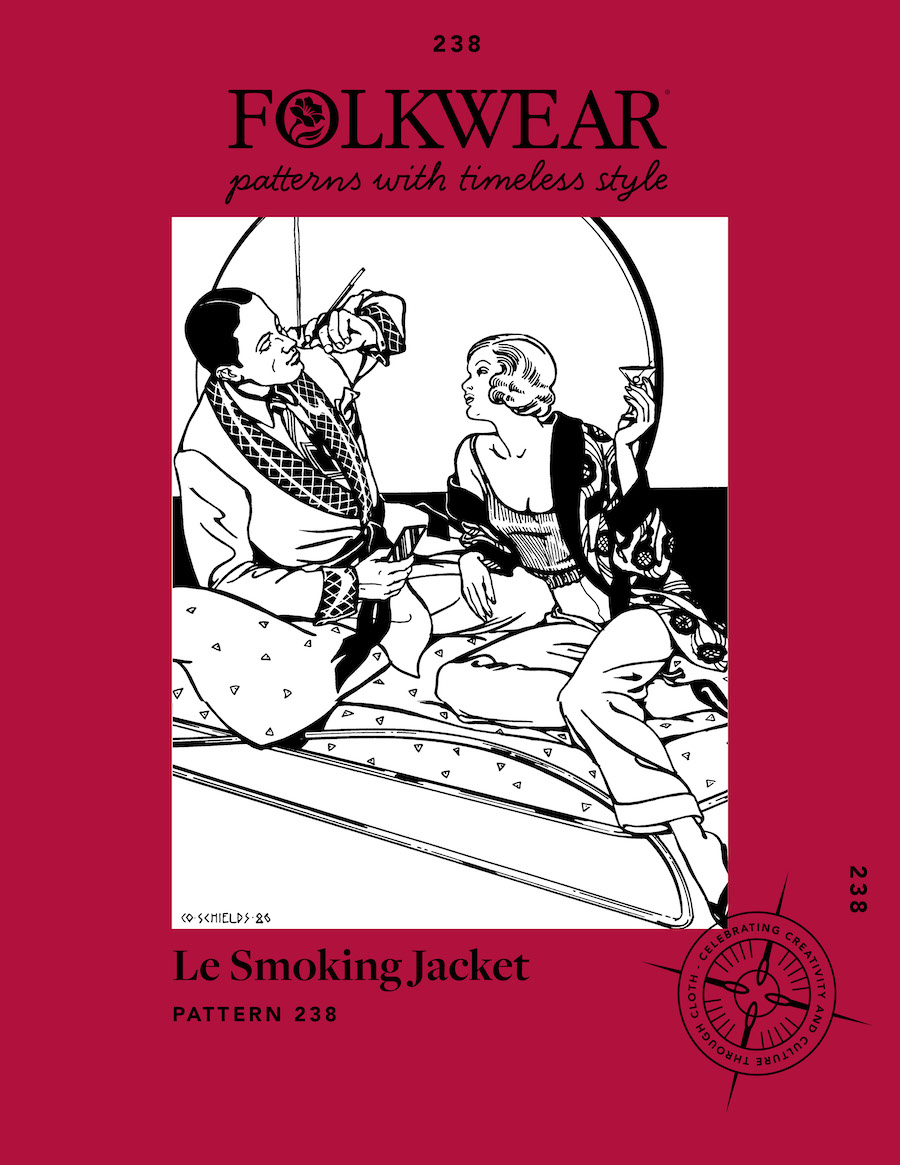Le Smoking Jacket by Folkwear Patterns