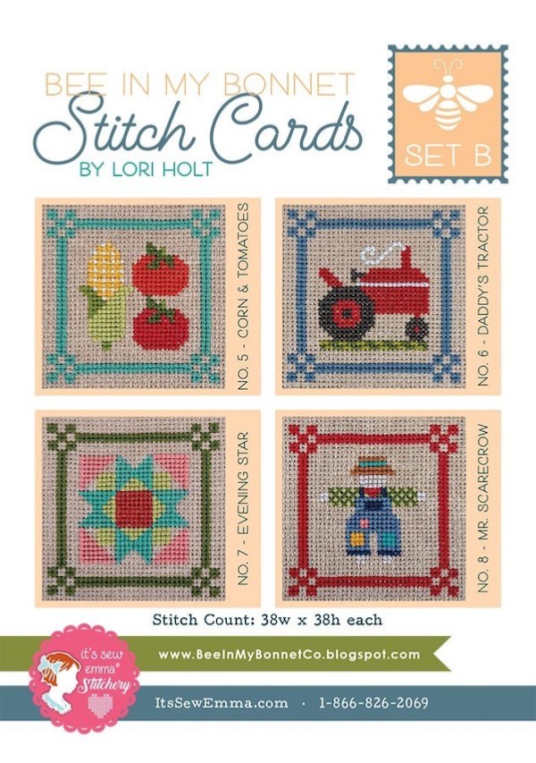 Stitch Cards Set B Cross Stitch Pattern By Lori Holt