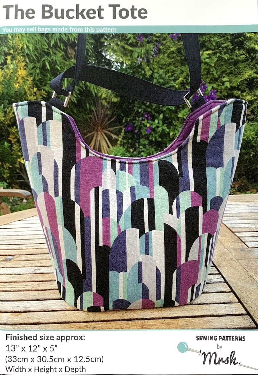 The Bucket Tote Bag Pattern by Mrs H