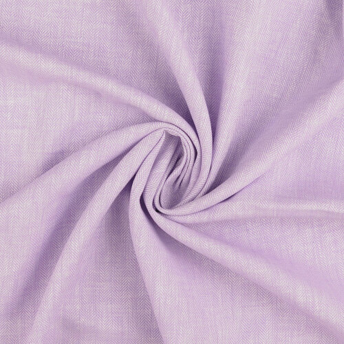 Lavender Yarn Dyed Twill Stripe Linen Cotton Blend From Carbury By Modelo Fabrics