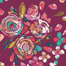 Boho Fusion Swifting Flora Boho Rayon- Art Gallery Fabric 54in/56in Per Metre