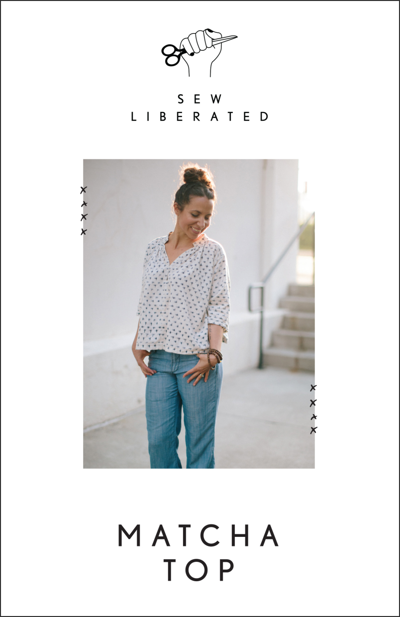 The Matcha Top Sewing Pattern By Sew Liberated