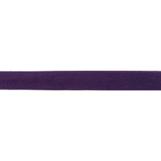 Purple Knit/tricot Binding Single Fold 95% Cotton/5% Lycra - 20mm X 25m