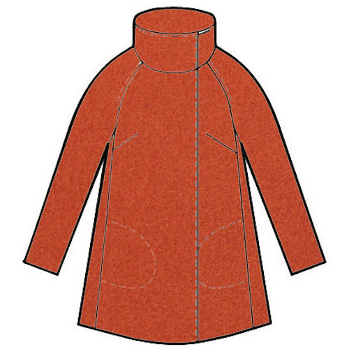 Rust Coat from Westport by Modelo Fabrics