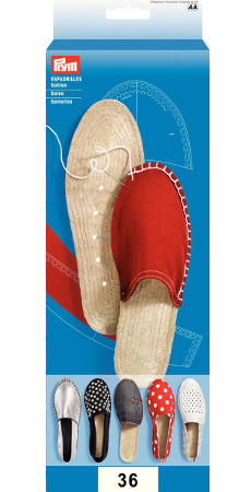 Espadrille Sole Size 36 Uk3.5 Natural 1 Pair Rubber/jute