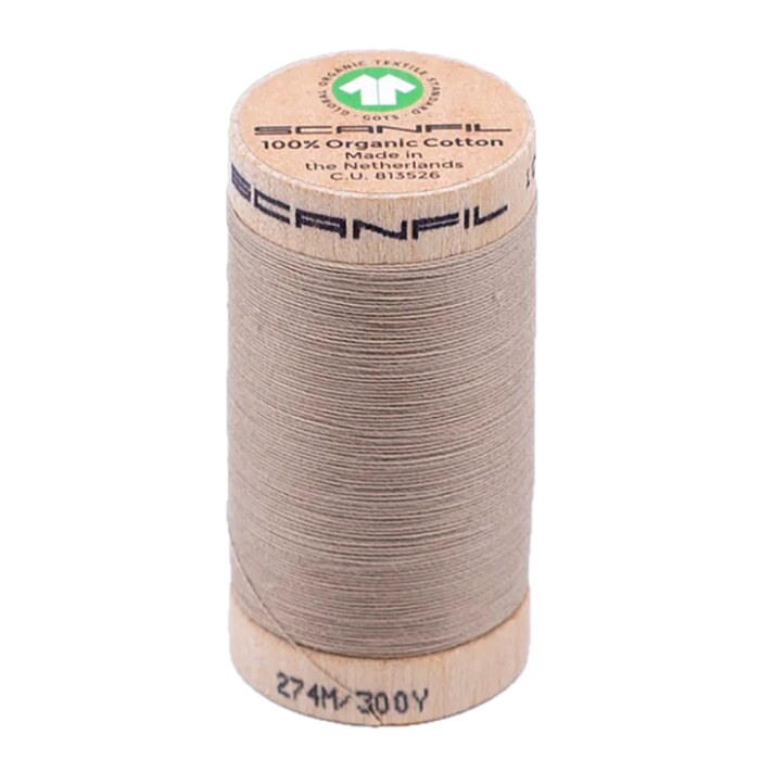 Crockery 30/2 Weight Scanfil Organic Thread 274 Metres (300 Yards)