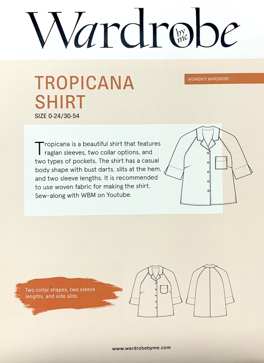 Tropicana Shirt Pattern By Wardrobe By Me