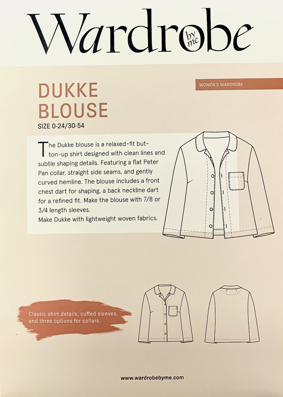 The Dukke Blouse Pattern By Wardrobe By Me