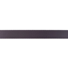 Dark Grey Double Faced Satin Ribbon - 25mm X 25m
