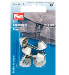 Prym Base Nails For Bags Silver Col 15mm 4pcs