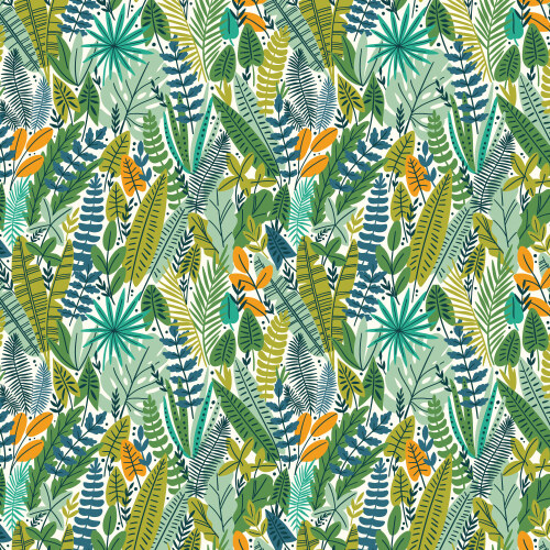 Greenhouse from Bohemian Paradise in Green by Maria Galybina for Cloud9 Fabrics