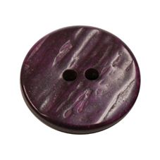 Acrylic Button 2 Hole Textured Without Gloss 18mm Deep Purple